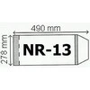 Narnia A4 reguliuojamas kelioninis dangtelis Nr.13 (50 vnt) (131649)
