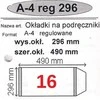 Narnia METALAI ANT REGULIUOJAMO A4 POKYČIO Nr. 16 - 296mm / 490mm PAKUOTĖ 25 HOT