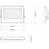 „Eko-Light Milagro“ prožektorius, „Milo EKO9154*“, 8 W LED, 1000 lm, 6000 K, IP65, su prieblandos / judesio jutikliu