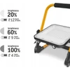 Germina Prožektorius LED įkraunamas, 50 W, 1400 lm, 6500 K, IP65, Herkules