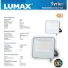 Lumax Prožektorius LED Syrius 150W 16500lm šilta/natūrali/šalta CCT IP65 su jungikliu šviesos spalvai keisti LFL515