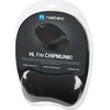 NATEC NPF-0784 Pelės kilimėlis Ergonomic CHIPMUNK memory foam filling juodas
