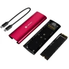 NATEC RHINO M.2 NVME LITE išorinis SSD korpusas USB-C 3.2 GEN 2 RUBY Raudonas