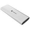 NATEC RHINO M.2 NVME LITE EXTERNAL SSD ENCLOSURE USB-C 3.2 GEN 2 ARCTIC Sidabrinis