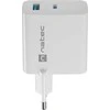 Maitinimo Adapteris - Natec Ribera 1x USB-A + 1x USB-C 65W Baltas