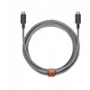 Native Union Belt Cable XL 100W - USB-C kabelis - USB-C, 3 m (zebra)