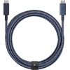Native Union Juostinis kabelis USB-C į USB-C Pro 2,4 m, indigo spalvos