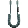 Native Union Native Union Pop Cable – USB-C – USB-C laidas, 1,2 m 60W (šiferio žalia)