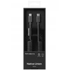 Native Union Native Union Pop Cable - USB-C - USB-C kabelis, 2,4 m 60 W (juodas)