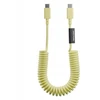 Native Union Native Union Pop Cable - kabelis USB-C - USB-C, 2,4 m 60W (lemon)