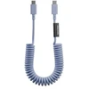Native Union Pop Cable – USB-C – USB-C laidas, 1,2 m 60W mėlynas (POP-C-AZR)