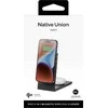 „Native Union Rise 2-in-1 Qi2“ belaidis įkroviklis, juodas