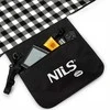 NC2311 PICNIC BLANKET Baltas-Juodas 200x200 CM PE + ALU NILS CAMP