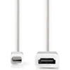 Nedis AV adapteris Nedis CCGB37650WT02 laido adapteris 0,2 m Mini DisplayPort HDMI Type A (standartinis) Baltas