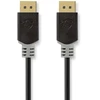 Nedis Displayport Cable | DisplayPort jungtis | DisplayPort jungtis | 8K@60Hz | Paauksuotas | 3,00m | apvalus | PVC | Antracitas / Pilka | Pakavimas su Si