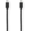 „Nedis CCGB37504BK20“ „DisplayPort“ kabelis, 2 m, „Mini DisplayPort“, juodas