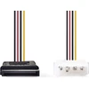 Nedis CCGB73500VA015 vidinis maitinimo kabelis 0,15 m