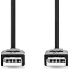 Nedis CCGL60000BK50 kabelis USB USB 2.0 5 m USB A Juodas