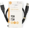 Nedis CCGL60000BK50 kabelis USB USB 2.0 5 m USB A Juodas