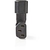 Nedis CEGB11903BK Lyties keitiklis / kabeliai IEC-320-C13 IEC-320-C14 Juodas