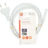 Nedis CEGL11040WT20 maitinimo laidas, baltas, 2 m, C tipo IEC 320 maitinimo kištukas