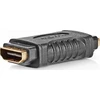 Nedis CVGB34900BK AV adapteris Lyties/Kabelio keitiklis HDMI A tipas (standartinis) HDMI A tipas (Standartinis) Juoda, auksinė