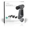 Masažuoklis Nedis HCMSG300, Combo massage, Back, Neck, Pilkas, Ergonomic, 3200 RPM, Baterija