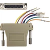 Nedis Kabelis Nedis CCGB52822IV Lygiagretusis Kabelis Ivory DB-25 RJ-45