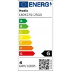 Nedis LBDE27G125GD LED lempa Labai šilta šviesa, Šiltai balta 2100 K 3,8 W E27 G