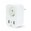 Nedis „SmartLife“ išmanusis „Wi-Fi“ kištukas | Galios matuoklis | 3680 W | F tipas (CEE 7/7) / 1 x USB-C™ / 2 x USB | 0–55 °C | „Android™“ / „iOS“ | Balta | 1 vnt.