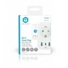 Nedis „SmartLife“ išmanusis „Wi-Fi“ kištukas | Galios matuoklis | 3680 W | F tipas (CEE 7/7) / 1 x USB-C™ / 2 x USB | 0–55 °C | „Android™“ / „iOS“ | Balta | 1 vnt.