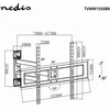 Nedis TVWM1550BK televizoriaus laikiklis 177,8 cm (70") juodas