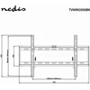 Nedis TVWM2050BK televizoriaus laikiklis 177,8 cm (70") Juodas