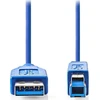 Nedis USB-A – USB-B USB laidas 3 m mėlynas (CCGP61100BU30)