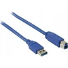Nedis USB-A – USB-B USB laidas 3 m mėlynas (CCGP61100BU30)