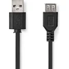 Nedis USB kabelis 16 deb. USB-A - USB-A 1 m juodas (CCGL60010BK10)