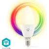 Nedis WIFILRC10E14 lampa LED Mėlyna, Žalias, Raudona, Baltas 4,9 W E27 F