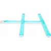 Nedis WIFILW06RGB inteligentne oświetlenie Inteligentny panel Wi-Fi Baltas 8 W