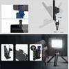 Neewer LED RGB 5W asmenukių vaizdo įrašų lempa + telefono klipsai su 1/4 colio ISO „Bluetooth“ ryšiu / VL67C