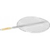 Steel BBQ grotelės apvalios NEKA, Ø 50 cm, chromuotas plienas