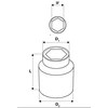Neo Tools Šešiakampė galvutė Neo 3/4", 55mm