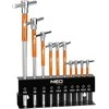 Neo Tools Klucze Smeigtukų raktai 2-10 mm, 10 vnt. rinkinys lentynėlėje