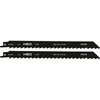 Brzeszczot Pjūklo ašmenys, HCS, 228 x 19 x 1,3 mm, 3TPI, 2 vnt. rinkinys