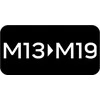 Adapteris sriegtuvams, 1/2" DR M13-M19