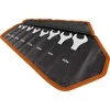 Neo Tools Klucze Dvipusiai atviri raktai, itin ploni, 5,5 x 27 mm, 8 vnt. rinkinys, medžiaginis dėklas
