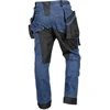 Neo Tools Džinsinės darbo kelnės, su Cordura sutvirtinimais, nuimamomis kišenėmis, tamsiai mėlynos, M dydis