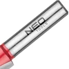 Ilgas U formos griovelių freza, TCT, 12,7 x 19,6 mm, 8 mm kotas