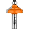 Frez Forminis pjaustytuvas su guoliu, dekoratyvinis, TCT, 38,4 x 17,5 mm, 12 mm kotas