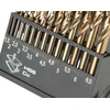 Grąžtas Wiertła HSS-Co metalo grąžtai 1,5–6,5 mm, 13 vnt. rinkinys