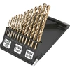 Grąžtas Wiertła HSS-Co metalo grąžtai 1,5–6,5 mm, 13 vnt. rinkinys